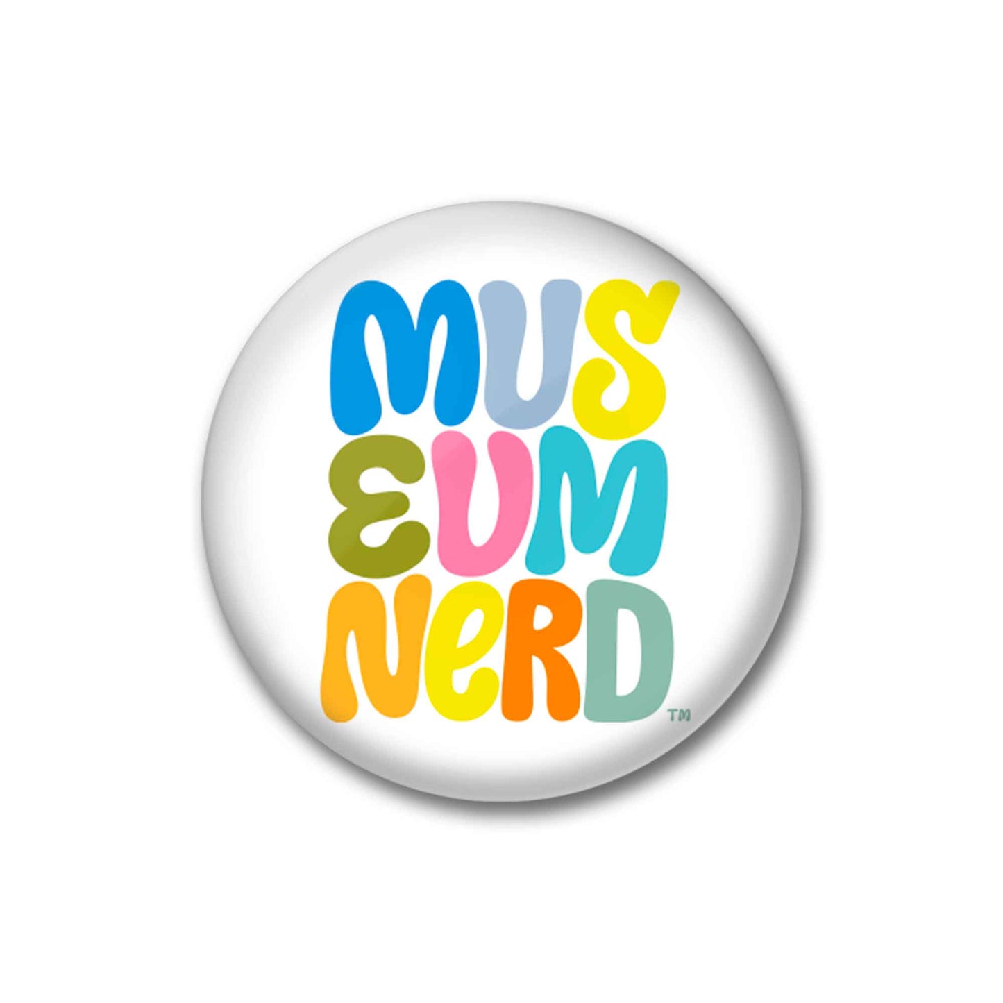 Museum Nerd x Alicia Schultz Button - PMA Store at the Portland Museum of Art, Maine