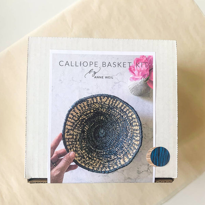 Calliope Basket Kit (Makes 2): Dove and Natural
