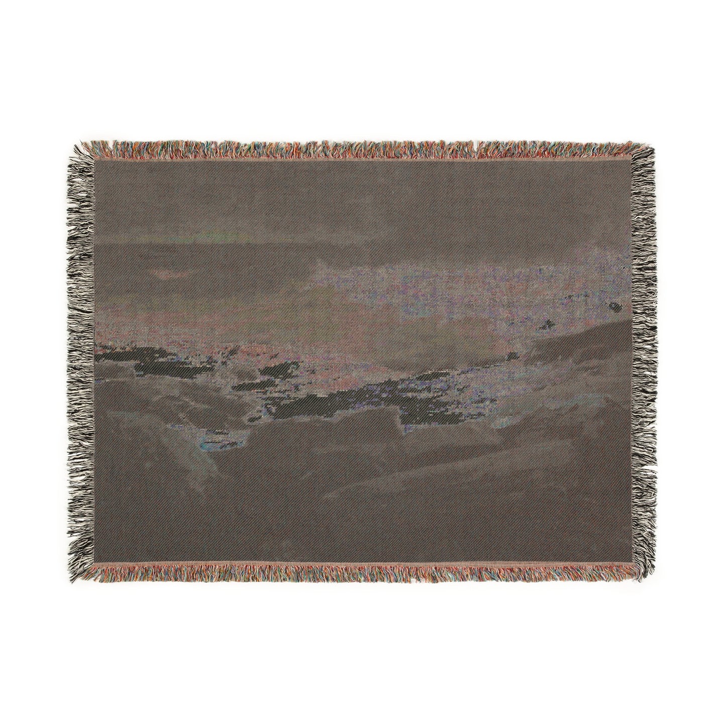 Winslow Homer Weather Beaten Woven Blanket – Cozy Ocean-Inspired Decor for Beach Lovers - PMA Store at the Portland Museum of Art, Maine