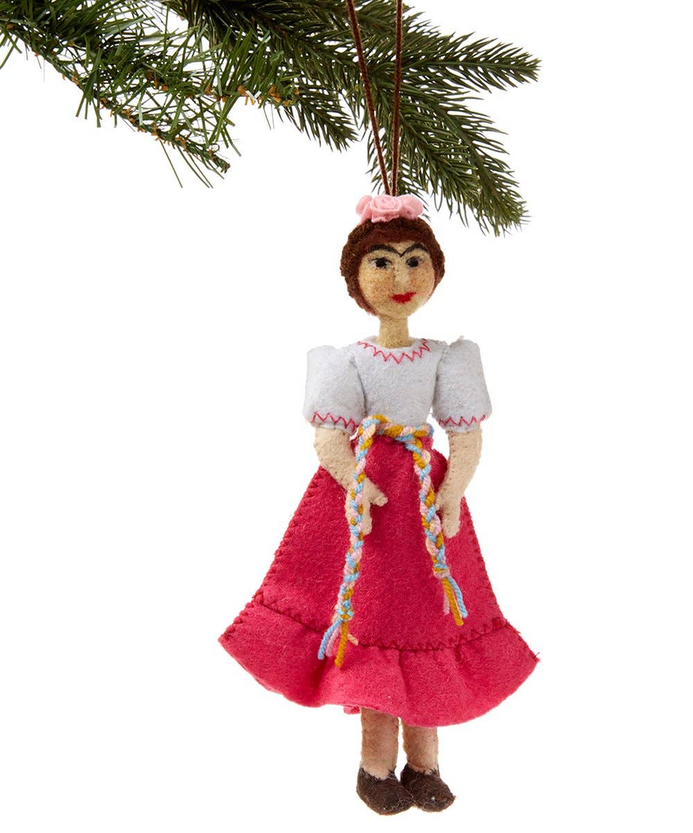 Silk Road Bazaar - Frida Kahlo Ornament - PMA Store at the Portland Museum of Art, Maine