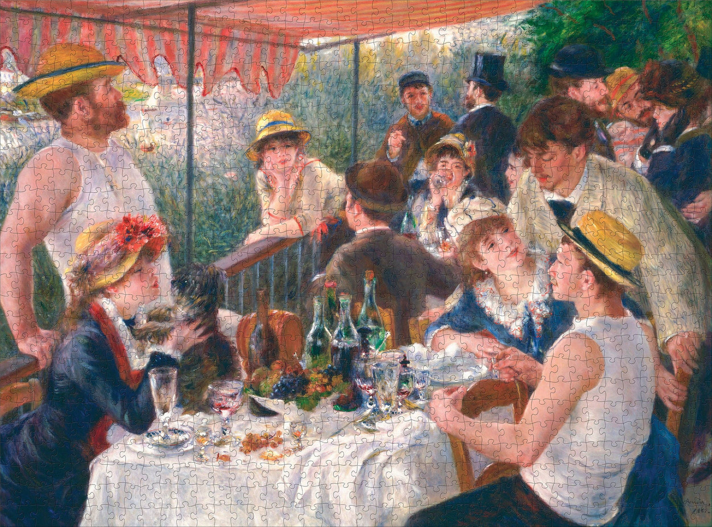 Pomegranate - Pierre-Auguste Renoir: Luncheon of the Boating Party 1000-piece Jigsaw Puzzle - PMA Store at the Portland Museum of Art, Maine