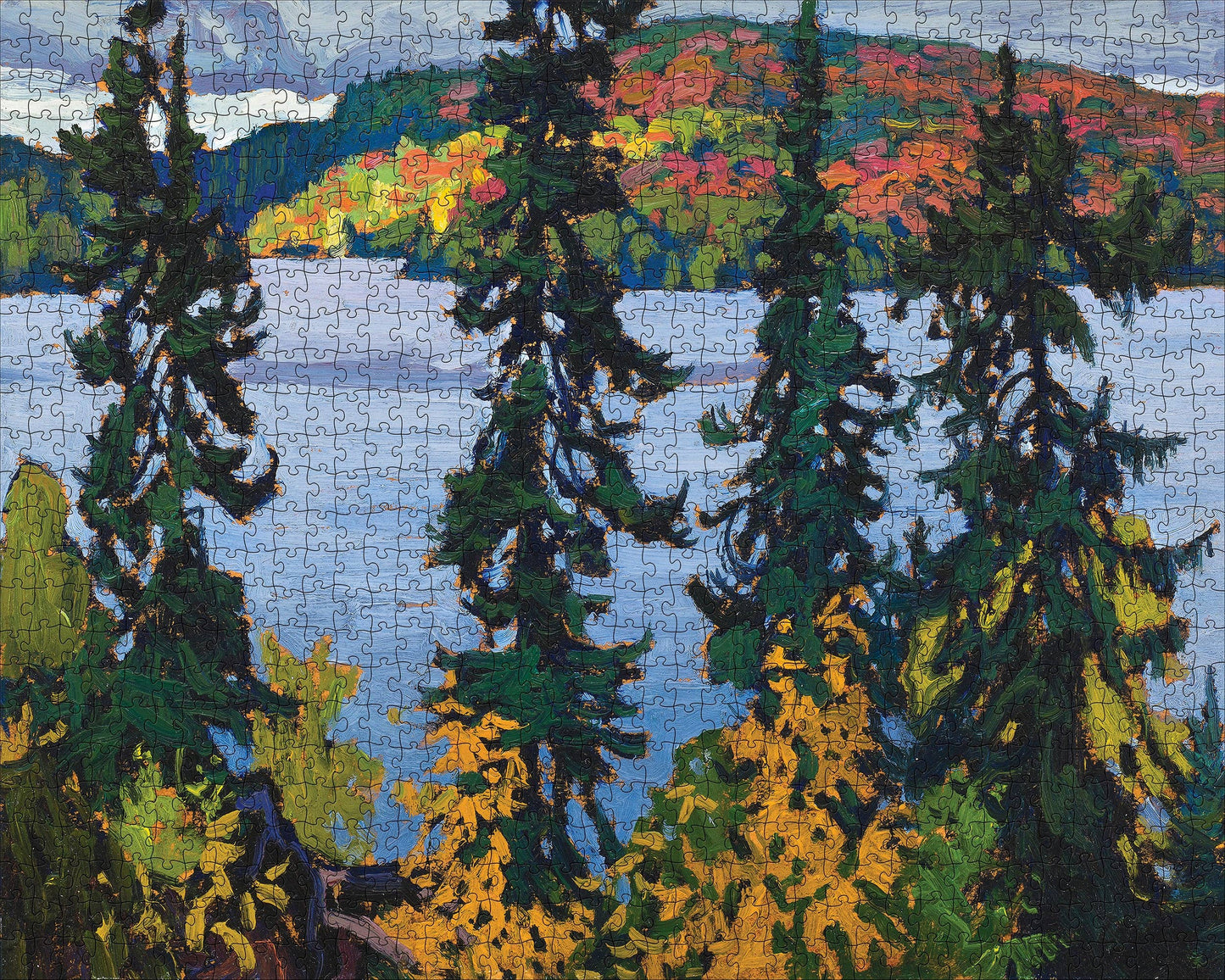 Pomegranate - Lawren S. Harris: Montreal River 1000-Piece Jigsaw Puzzle - PMA Store at the Portland Museum of Art, Maine