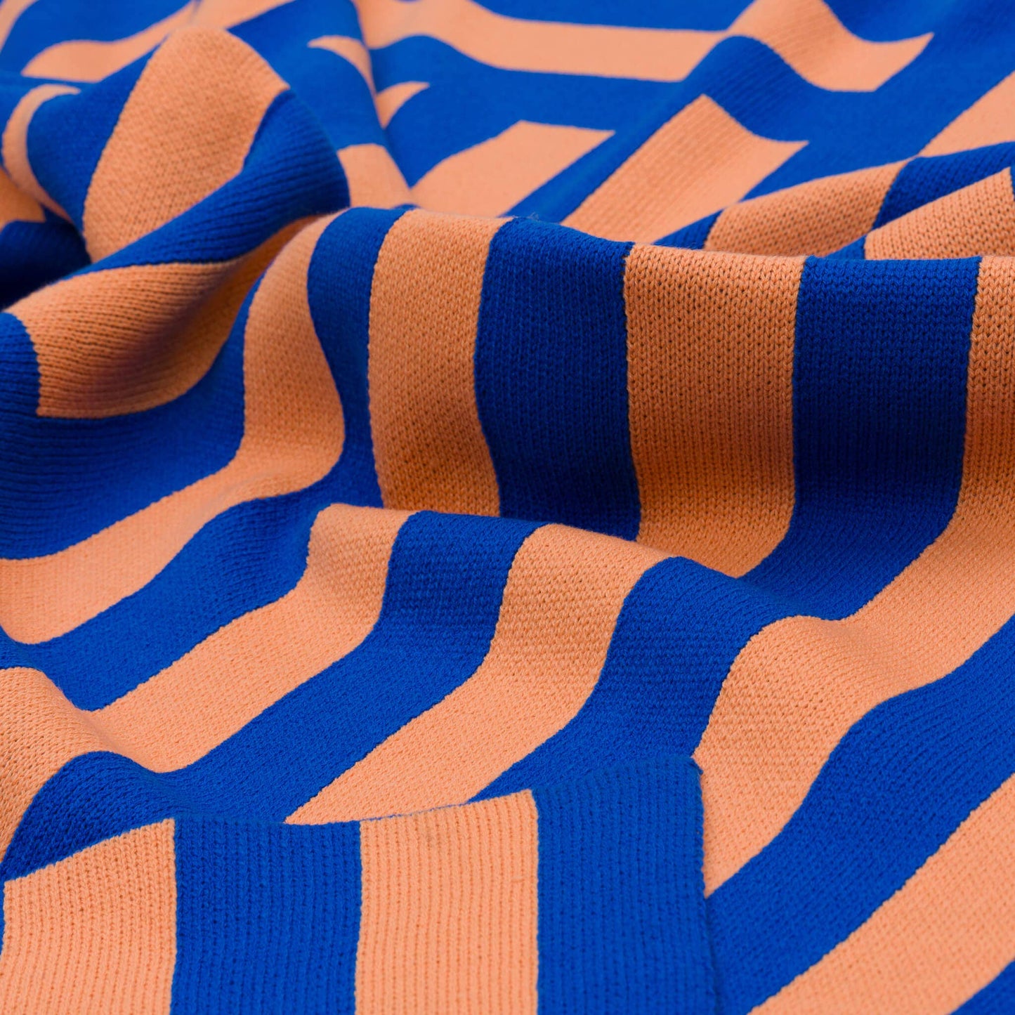 Columns Throw: Cobalt - PMA Store at the Portland Museum of Art, Maine