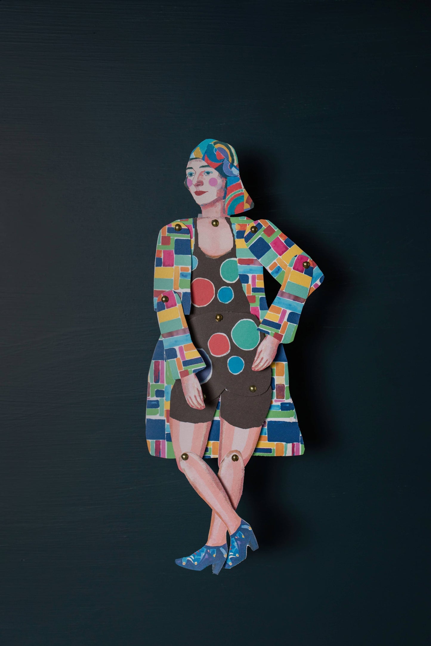 Sonia Delaunay Cut and Make Puppet - PMA Store at the Portland Museum of Art, Maine