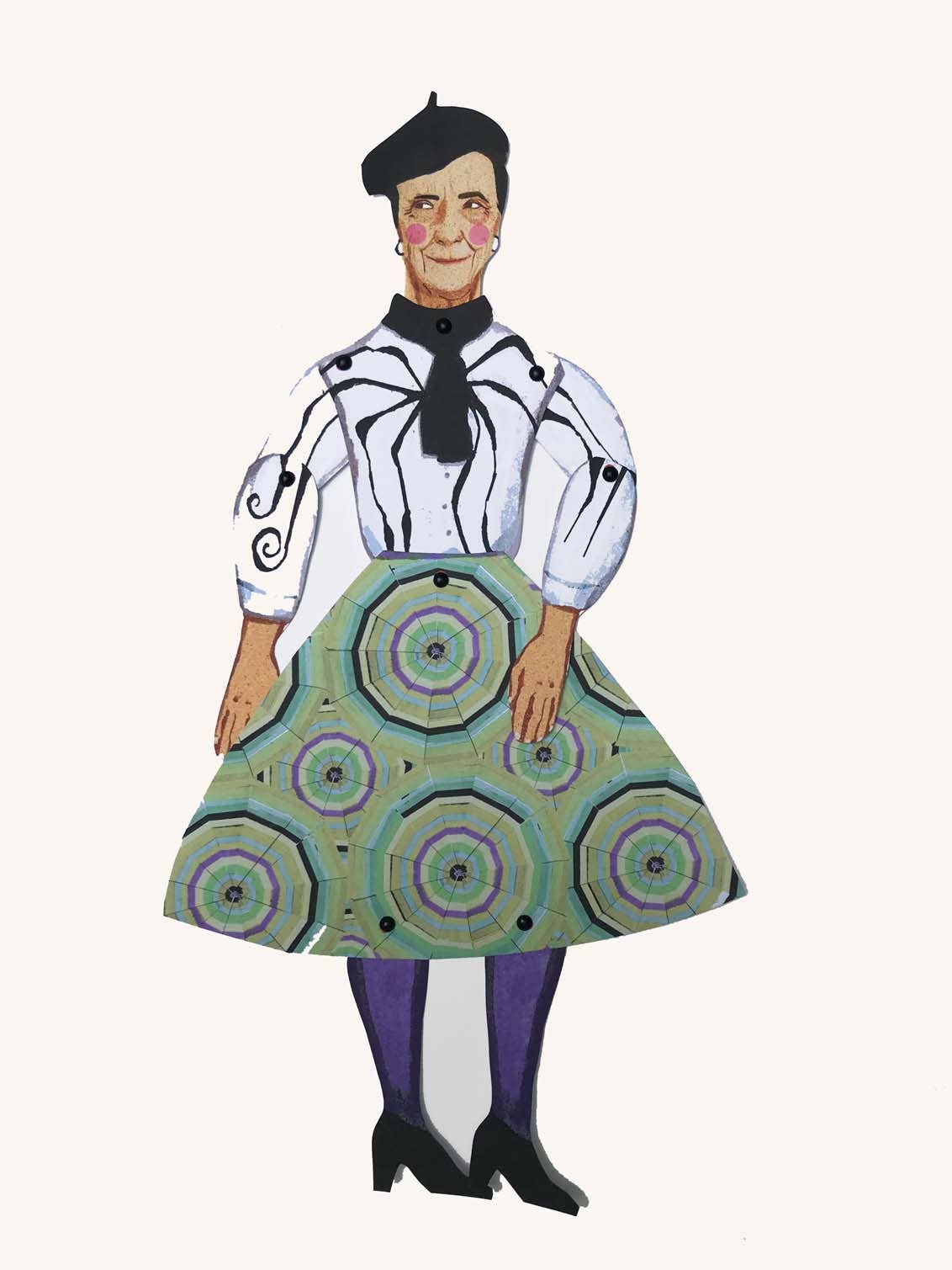 Louise Bourgeois Cut out Make Puppet - PMA Store at the Portland Museum of Art, Maine