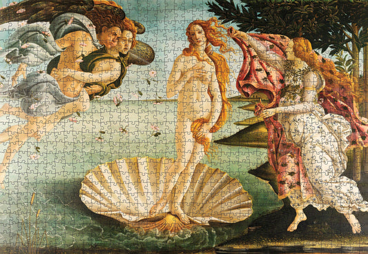 Pomegranate - Sandro Botticelli: The Birth of Venus 1000-Piece Jigsaw Puzzle - PMA Store at the Portland Museum of Art, Maine