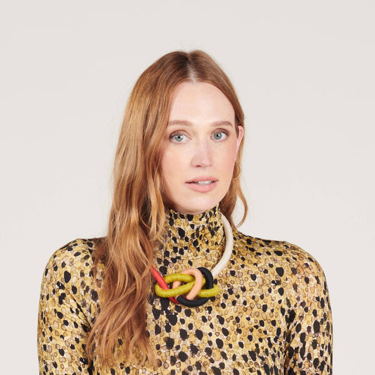 SASHA - Water Bowline Multi-Color Necklace in Spring
