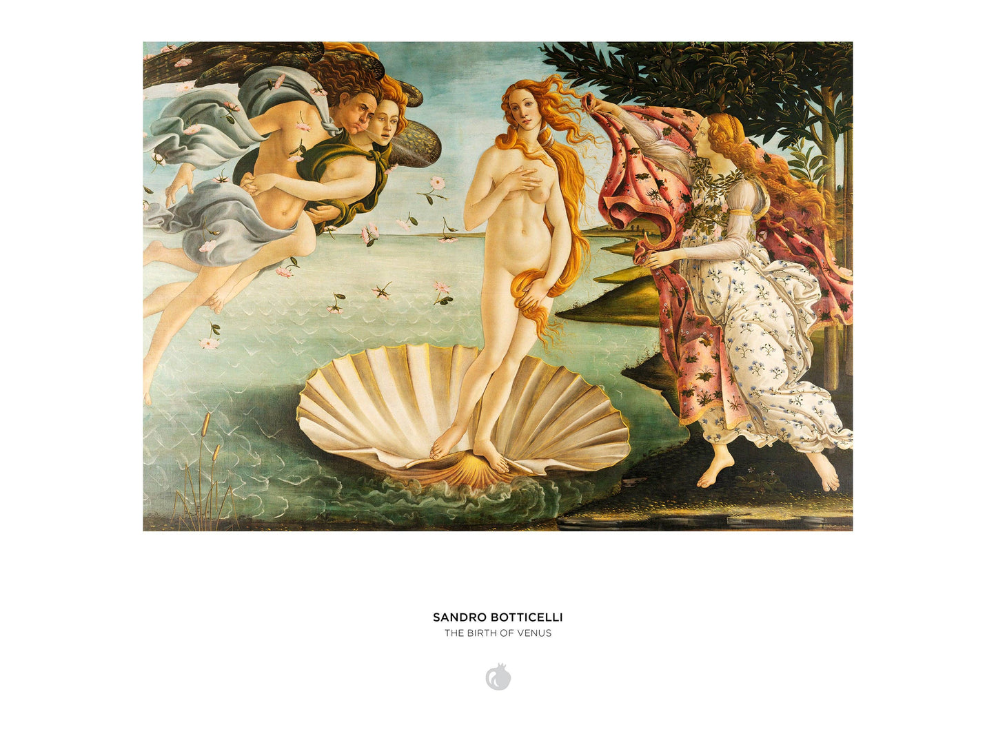 Pomegranate - Sandro Botticelli: The Birth of Venus 1000-Piece Jigsaw Puzzle - PMA Store at the Portland Museum of Art, Maine