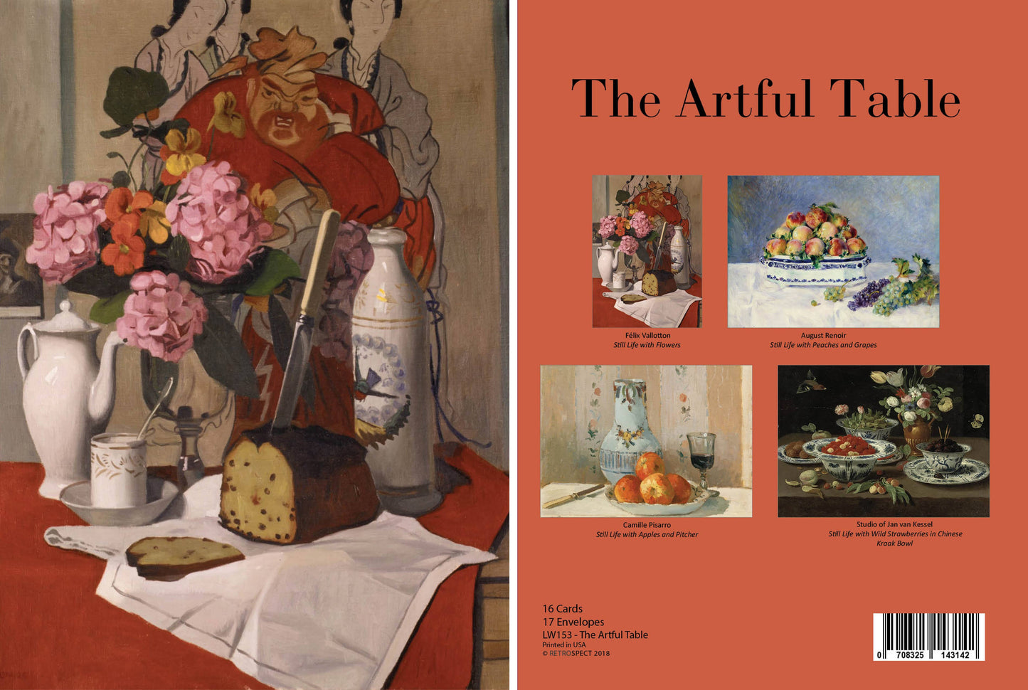 The Retrospect Group Collection - The Artful Table Notecard - Boxed Set - PMA Store at the Portland Museum of Art, Maine