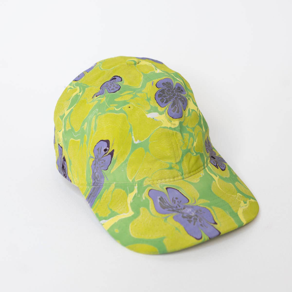 Tempered East - Marbled Dad Hat: Flowers