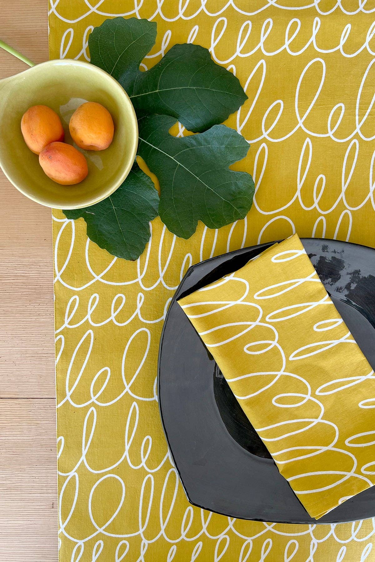 See Design - Table Runner: Widget Green/Pine - PMA Store at the Portland Museum of Art, Maine