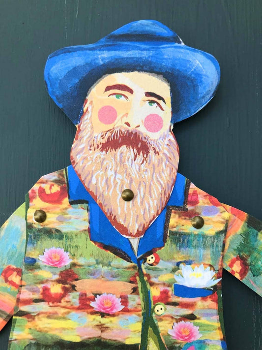 Claude Monet Cut out Make Puppet - PMA Store at the Portland Museum of Art, Maine