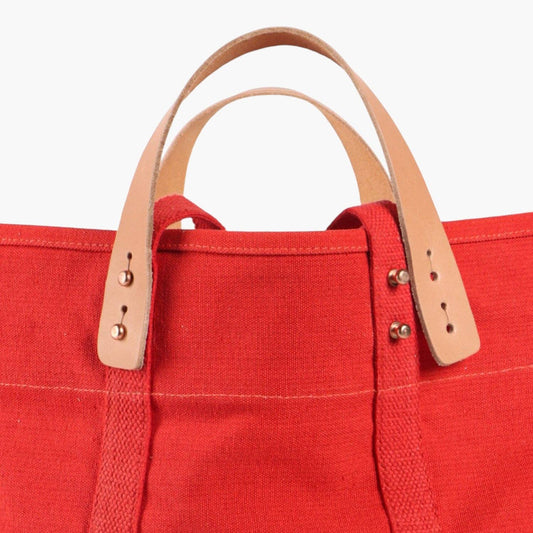 IMMODEST COTTON - Small East West Tote | Persimmon - PMA Store at the Portland Museum of Art, Maine