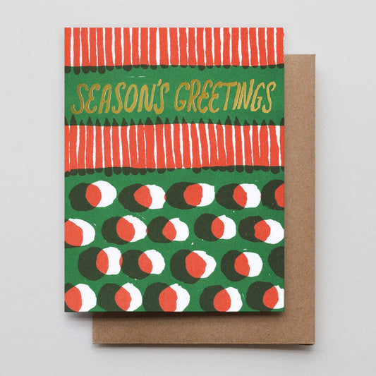 Hammerpress - Season's Greetings Offset Dots Boxed Set: Set of 6 cards - PMA Store at the Portland Museum of Art, Maine