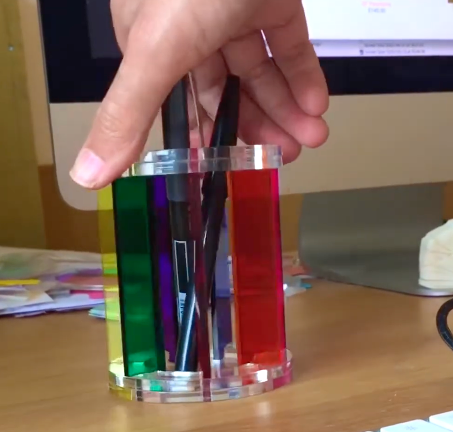 Rainbow Pencil Cup - PMA Store at the Portland Museum of Art, Maine