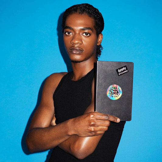 Apply Stickers - Radiant Baby by Keith Haring - Die-Cut Sticker (Holidays) - PMA Store at the Portland Museum of Art, Maine