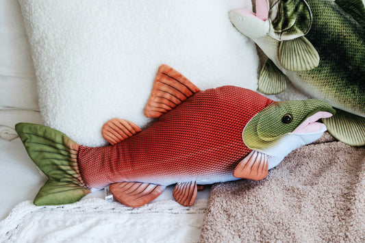 The Petting Zoo - River Fish Sockeye Salmon medium 20" - PMA Store at the Portland Museum of Art, Maine