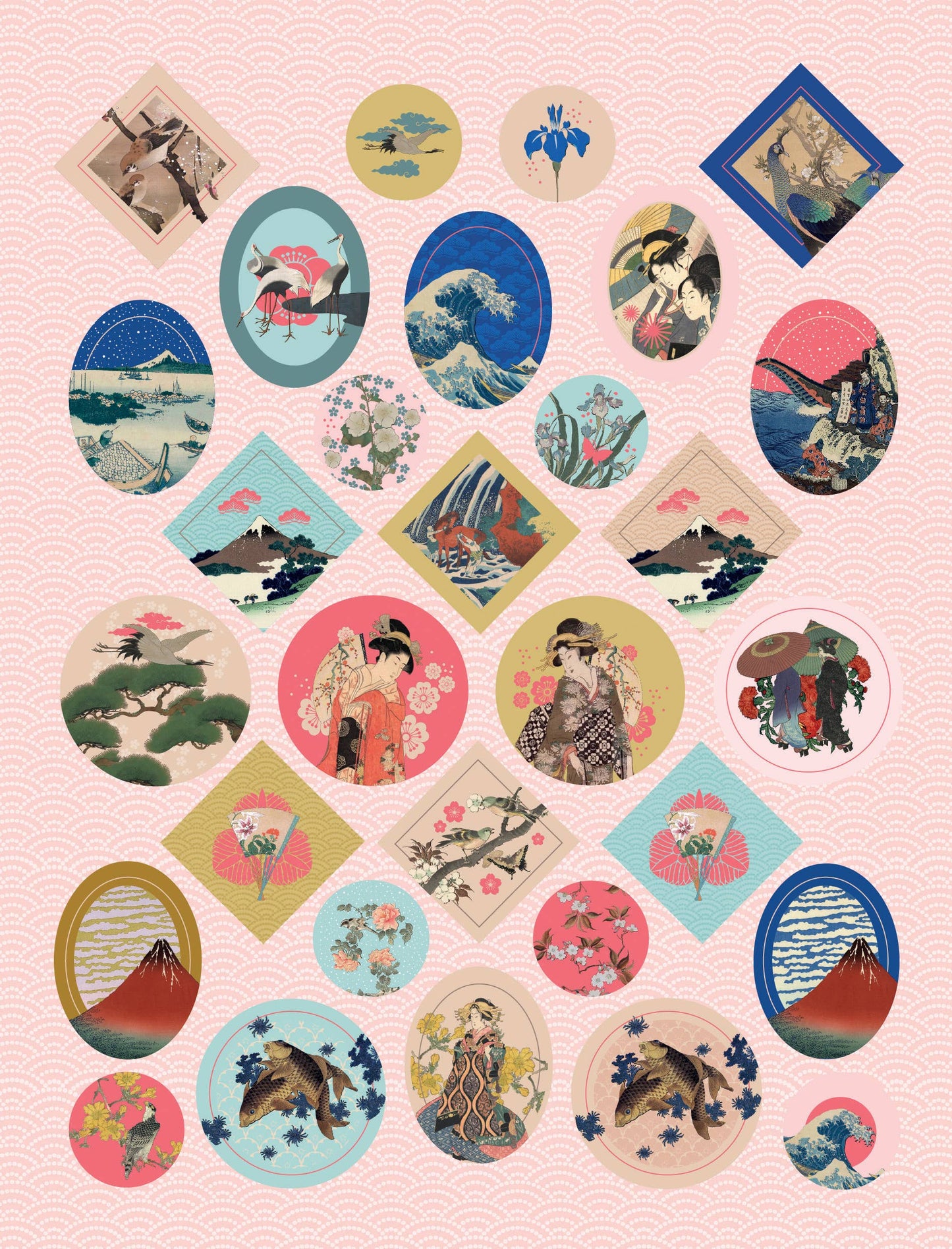 Today is Art Day - Stickers Japanese Prints by Mon Petit Art - PMA Store at the Portland Museum of Art, Maine