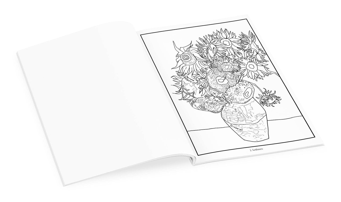 Pomegranate - Vincent van Gogh Coloring Book - PMA Store at the Portland Museum of Art, Maine