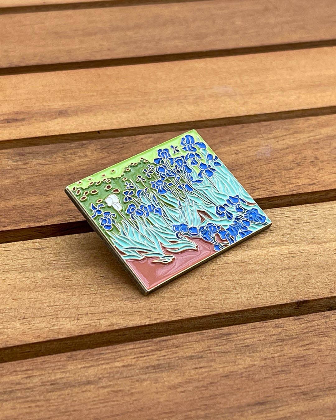 Pin Museum - Irises • Enamel Pin
