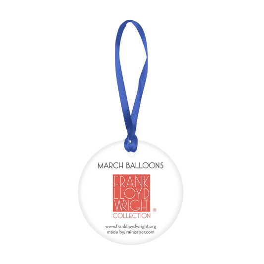 Frank Lloyd Wright March Balloons Keepsake Ornament - PMA Store at the Portland Museum of Art, Maine