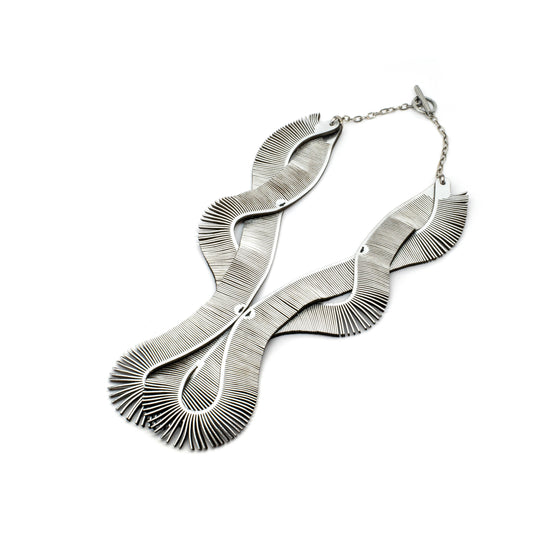 Oropopo - Twisted Fringe Necklace: Gold - PMA Store at the Portland Museum of Art, Maine