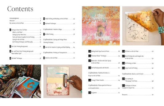 Schiffer Publishing - Gel Plate Printing for Mixed-Media Art - PMA Store at the Portland Museum of Art, Maine