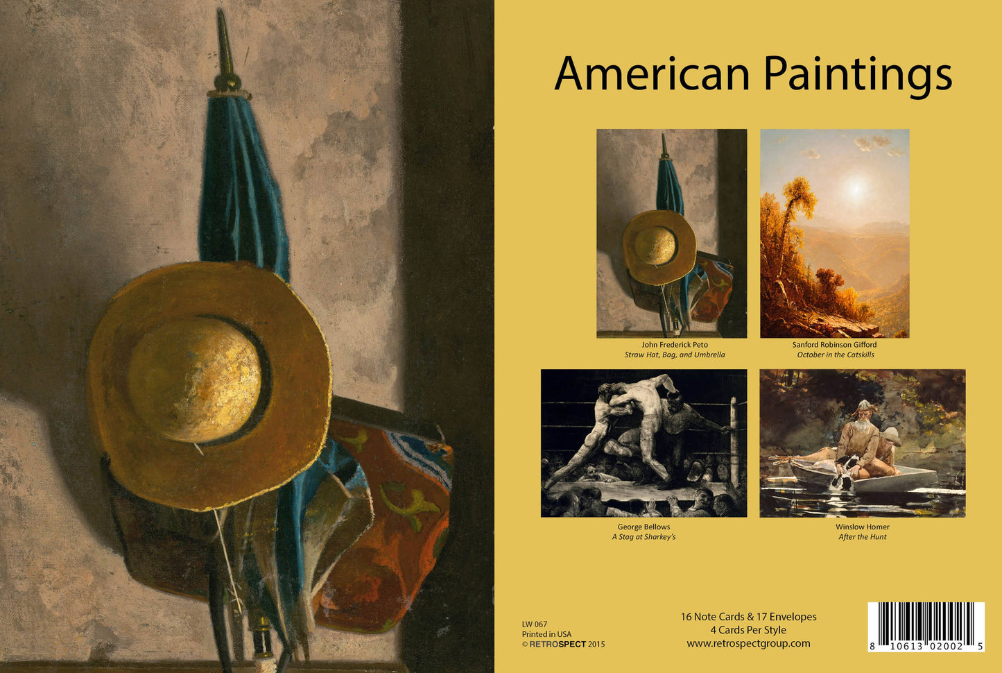 The Retrospect Group Collection - American Paintings Notecard - Boxed Set - PMA Store at the Portland Museum of Art, Maine