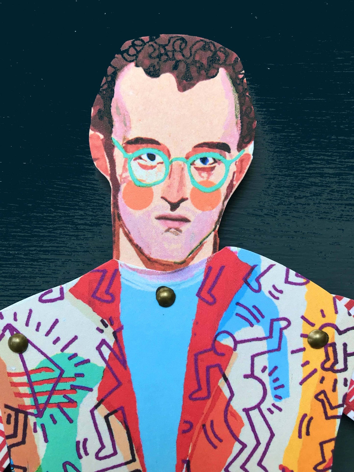 Keith Haring Cut and Make Puppet - PMA Store at the Portland Museum of Art, Maine