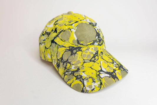 Tempered East - Marbled Dad Hat: Stone: Blue