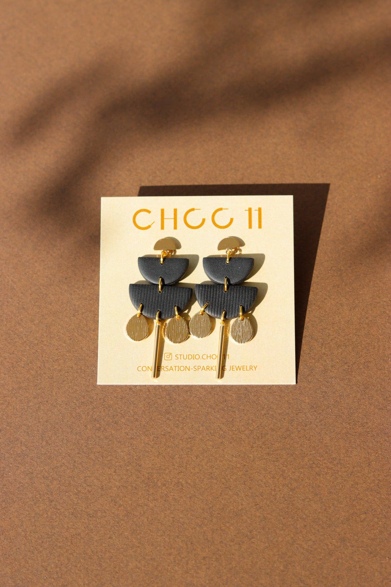 KAYLA EARRINGS // GOLD TONE: Forrest - PMA Store at the Portland Museum of Art, Maine