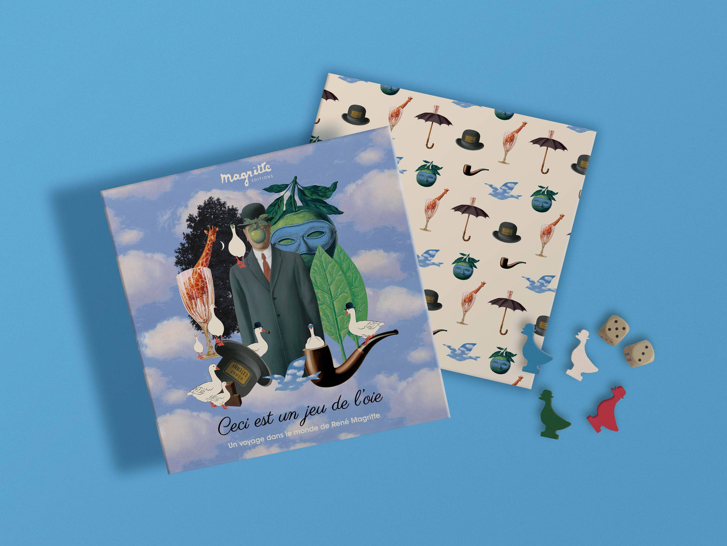 Today is Art Day - Magritte's Game of the Goose by Mon Petit Art - PMA Store at the Portland Museum of Art, Maine