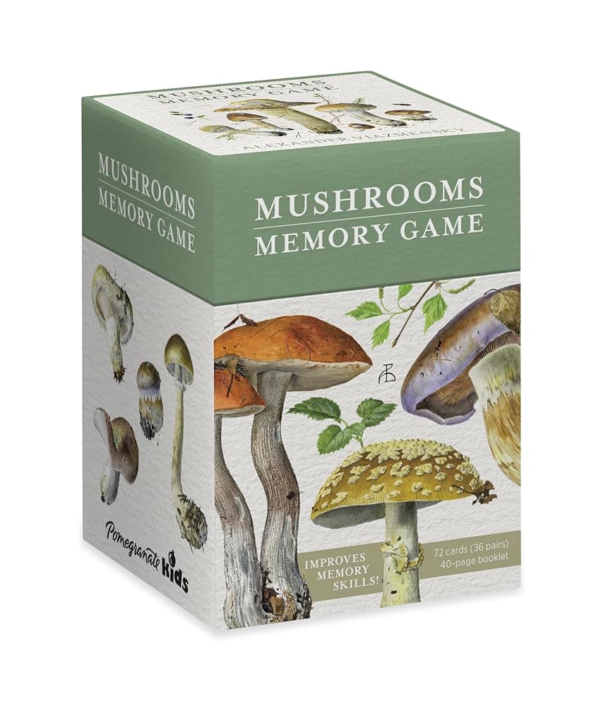 Mushrooms: Alexander Viazmensky Memory Game cover image
