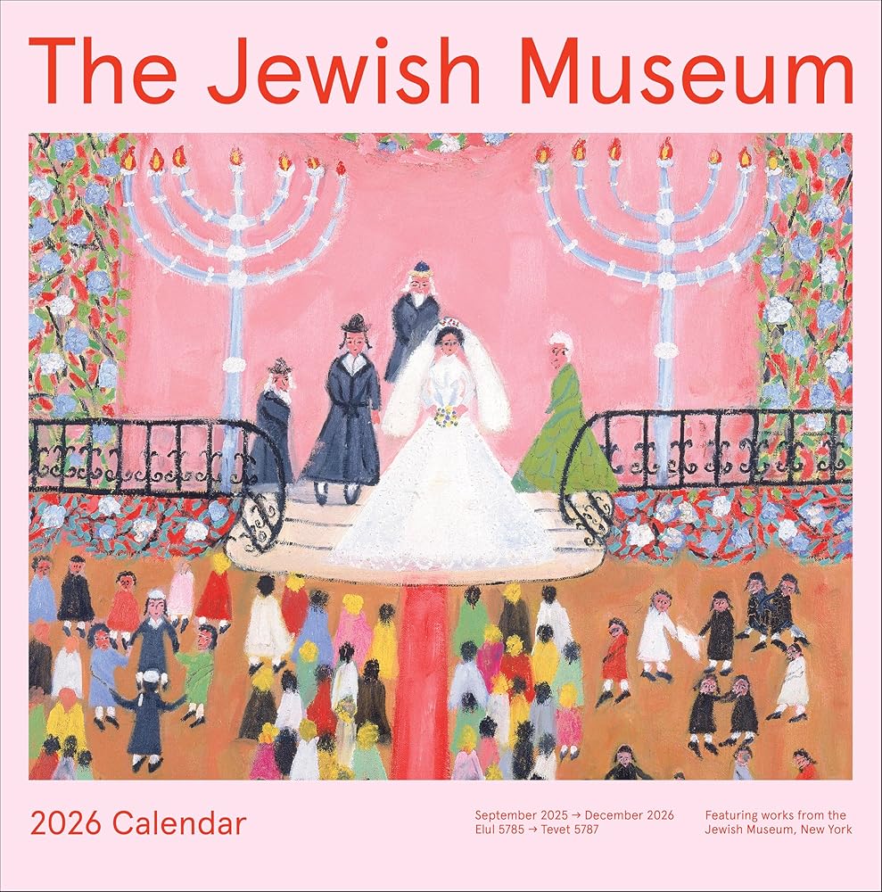 Wall Calendar 2026, The Jewish Museum Art, 12 Months, Large Grid Design Featuring 12 Artworks cover image