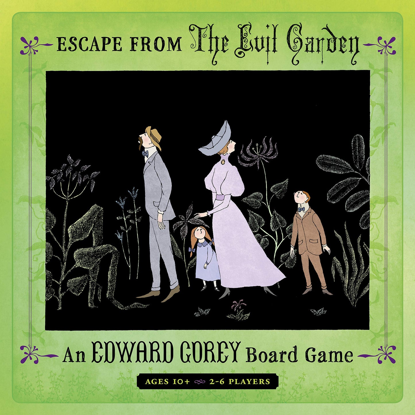 ESCAPE FROM THE EVIL GARDEN: AN EDWARD GOREY
BOARD GAME - PMA Store at the Portland Museum of Art, Maine