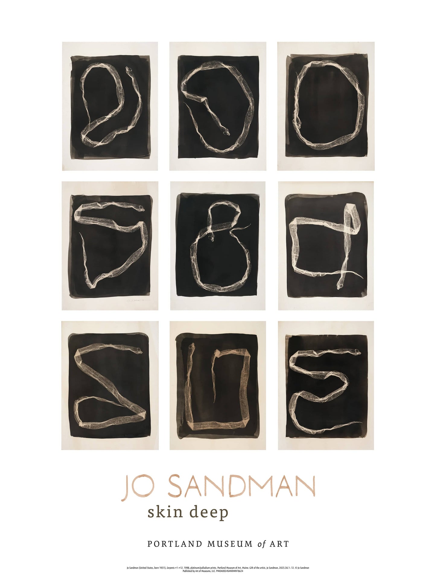Jo Sandman Poster 18 x 24 Packaged No Matte - PMA Store at the Portland Museum of Art, Maine