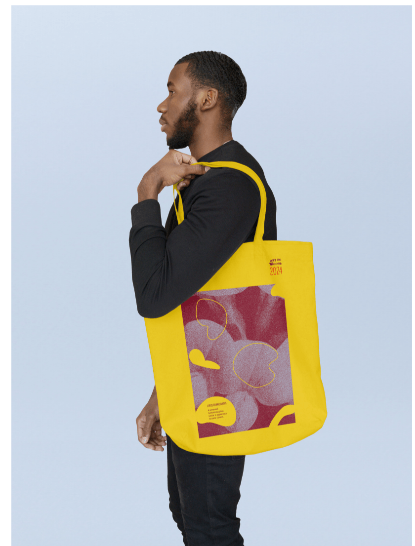 2024 Art in Bloom Cotton Tote (Spot clean) - PMA Store at the Portland Museum of Art, Maine