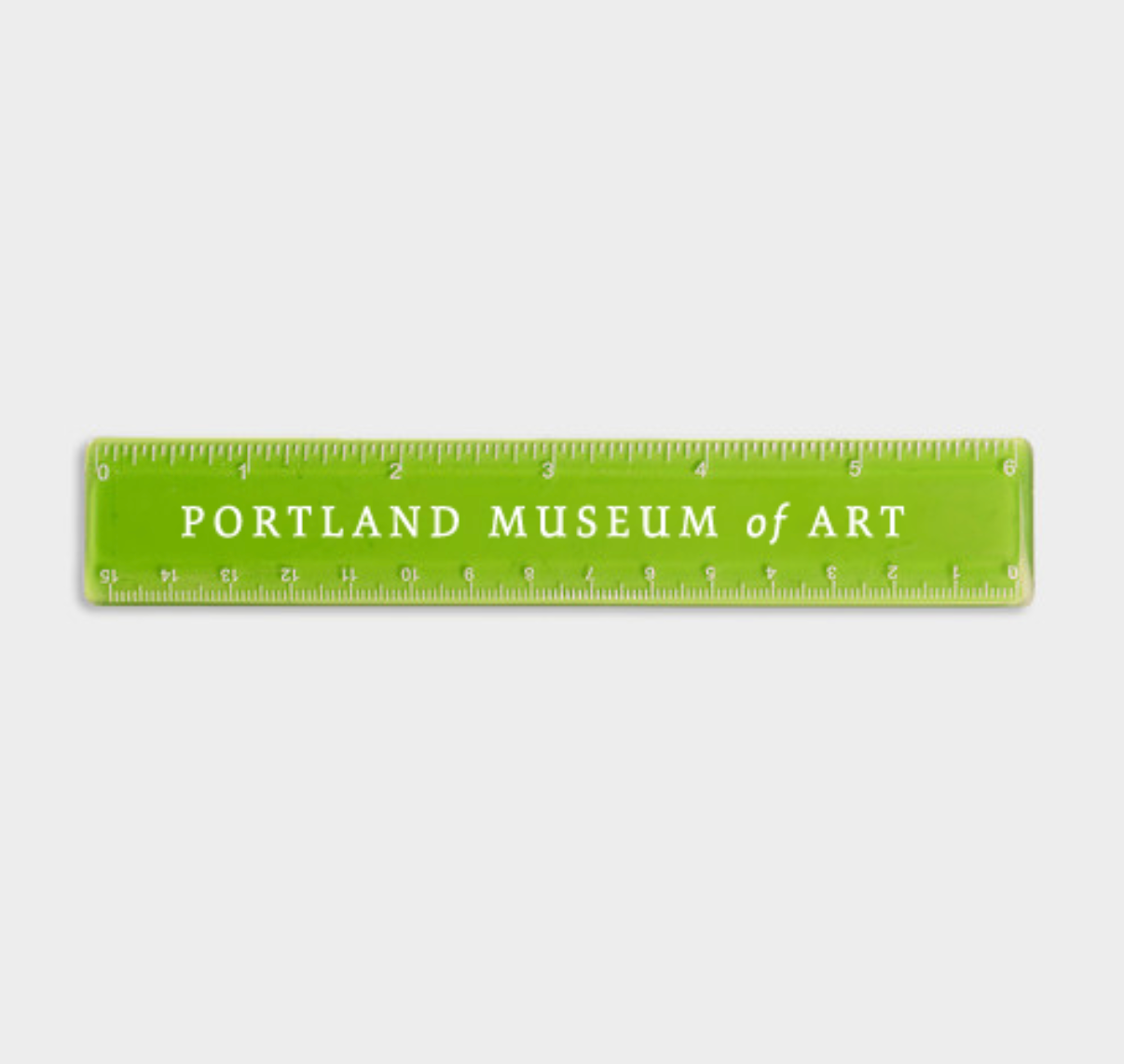 PMA 6 inch Ruler - PMA Store at the Portland Museum of Art, Maine