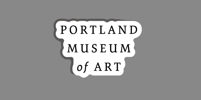 PMA Acrylic Wordmark Pin - PMA Store at the Portland Museum of Art, Maine