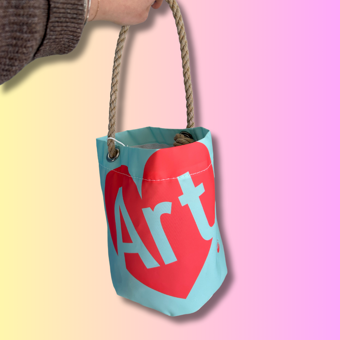 Art is the Heart Bucket Bag
