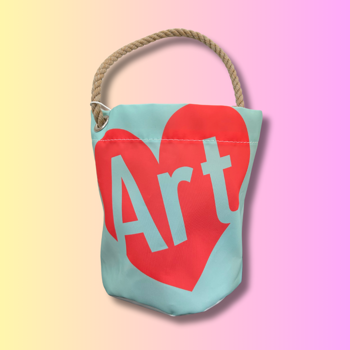 Art is the Heart Bucket Bag