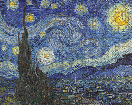 Pomegranate - Vincent van Gogh: The Starry Night 1000-Piece Jigsaw Puzzle - PMA Store at the Portland Museum of Art, Maine