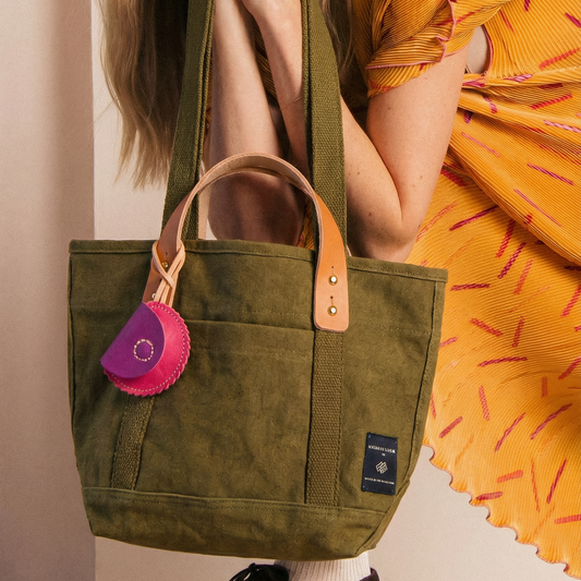 IMMODEST COTTON - Lunch Tote | Olive - PMA Store at the Portland Museum of Art, Maine