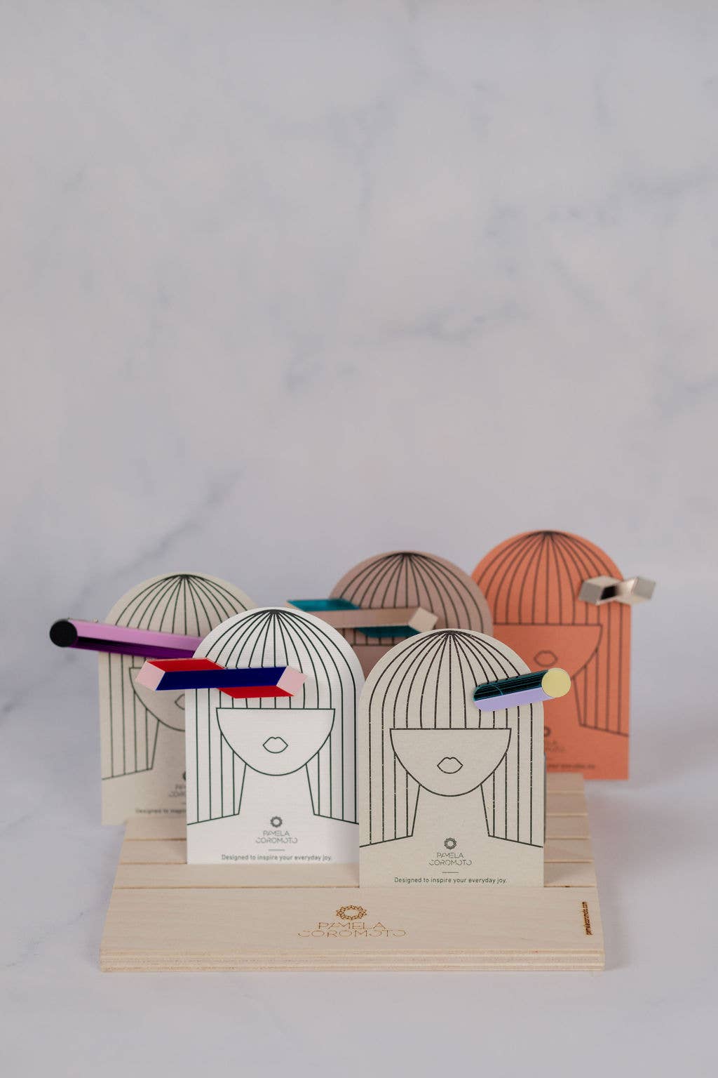 Pamela Coromoto - NEW Box XL - Pin/Hair Pin : Sky Palette