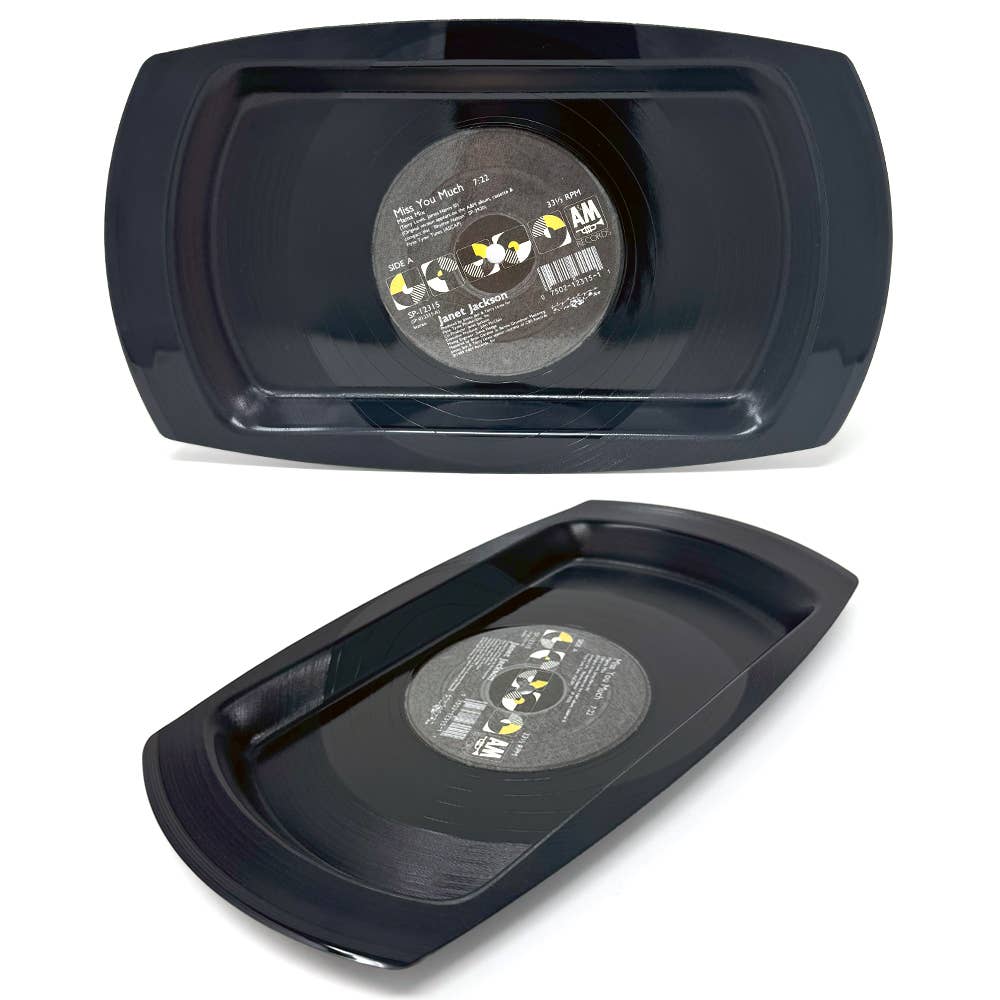 Recycled Record Rolling Tray/Trinket Tray - PMA Store at the Portland Museum of Art, Maine