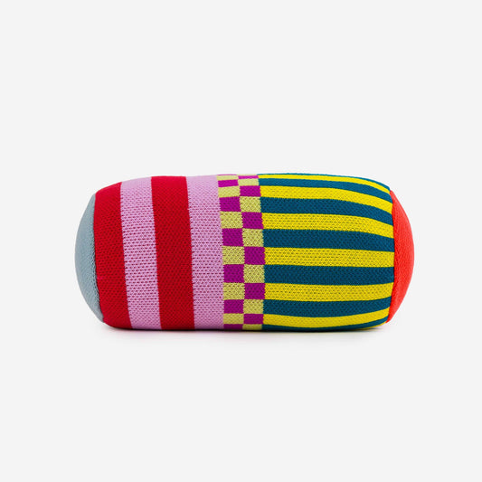 Pattern Patch Bolster Pillow: Multi 2 - PMA Store at the Portland Museum of Art, Maine