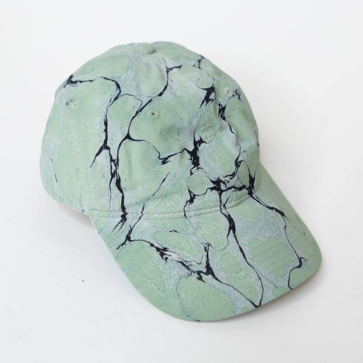 Tempered East - Marbled Dad Hat: Stone: Yellow
