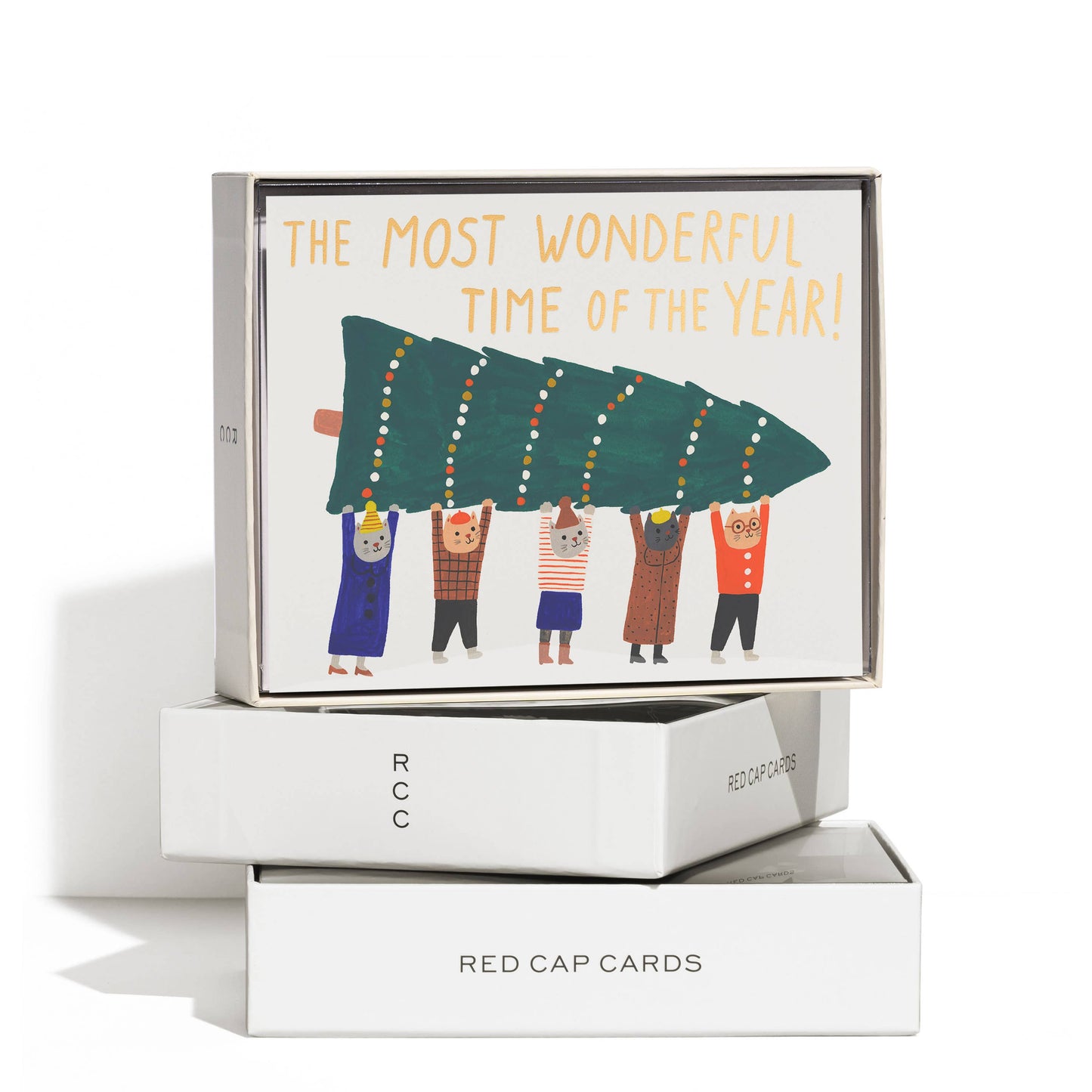 Xmas Kitties Christmas greeting card: Singles - PMA Store at the Portland Museum of Art, Maine