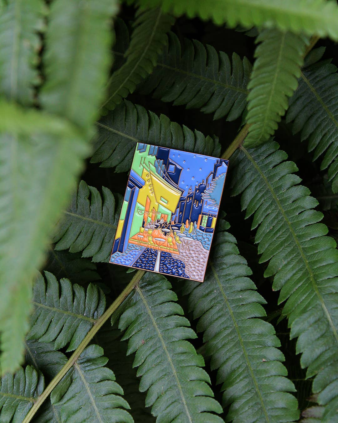 Pin Museum - Café Terrace at Night • Enamel Pin
