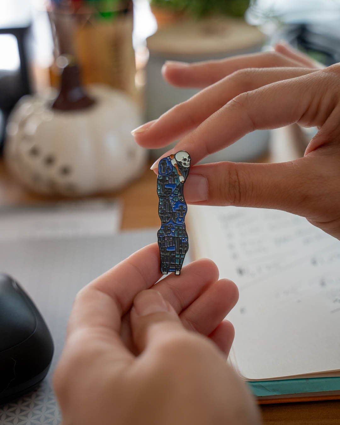 Death and Life • Enamel Pin - PMA Store at the Portland Museum of Art, Maine